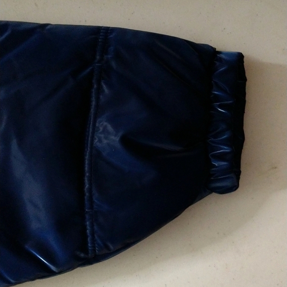 NEW! Women's Iridescent Shine Duvet Puffer Jacket Coat, Blue - Wild Fable - Picture 8 of 16